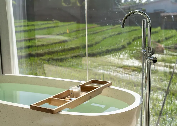 Villa Illusion - 3br With Sauna, Jacuzzi, Rice Field View Near